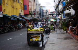 Bananenstand in Saigon
